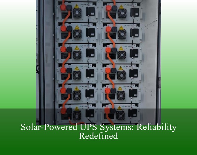 Solar-Powered UPS Systems: Reliability Redefined